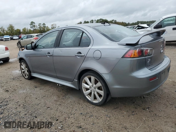 2015 Mitsubishi Lancer GT with VIN JA32U8FW1FU023956, listed as a Copart auction lot 83100124 with 106,116 mi miles and Clean Title. Bid and sale history available at carsss.com. Image 2.