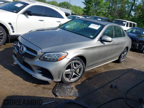 2020 Mercedes-Benz C 300 with VIN 55SWF8EB0LU329223, listed as a IAAI auction lot 42150188 with 89,260 mi miles and . Bid and sale history available at DreamBid. Image 2.