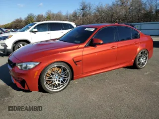 2017 BMW M3 with VIN WBS8M9C32H5G85078, listed as a Copart auction lot 83855954 with 60,460 mi miles and Salvage Title. Bid and sale history available at carsss.com. Image 1.