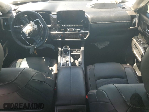 2023 Nissan Pathfinder Platinum with VIN 5N1DR3DH9PC211372, listed as a Copart auction lot 58107804 with 10,215 mi miles and Salvage title. Bid and sale history available at DreamBid. Image 8.