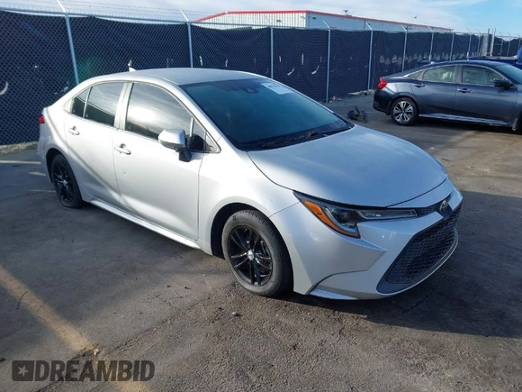 2020 Toyota Corolla L with VIN 5YFDPRAEXLP024439, listed as a IAAI auction lot 40974525 with 75,481 mi miles. Bid and sale history available at carsss.com. Image 1.