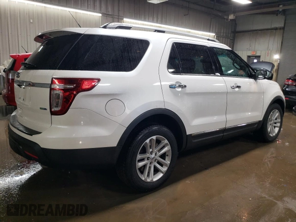 2013 Ford Explorer XLT with VIN 1FM5K8D81DGC93818, listed as a Copart auction lot 50169925 with 124,111 mi miles and Salvage Title. Bid and sale history available at DreamBid. Image 3.