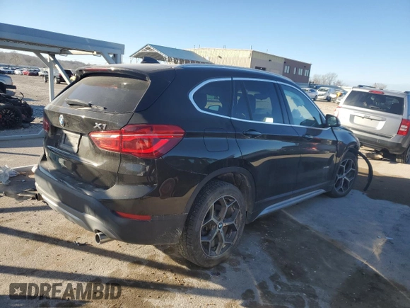 2016 BMW X1 xDrive28i with VIN WBXHT3C36GP880207, listed as a Copart auction lot 82597924 with 145,444 mi miles and Salvage Title. Bid and sale history available at carsss.com. Image 3.