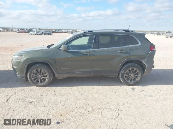 2021 Jeep Cherokee Latitude Lux with VIN 1C4PJLMX1MD221030, listed as a IAAI auction lot 41160799 with 121,011 mi miles. Bid and sale history available at carsss.com. Image 14.