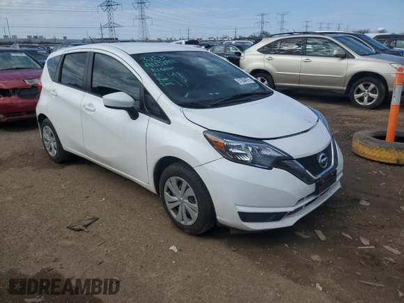 2017 Nissan Note SV with VIN 3N1CE2CP6HL352875, listed as a Copart auction lot 51004875 with 61,784 mi miles and Salvage Title. Bid and sale history available at DreamBid. Image 4.