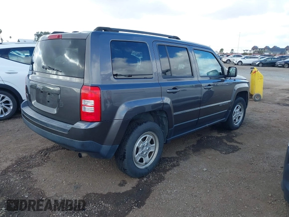 2016 Jeep Patriot Sport SE with VIN 1C4NJPBA1GD722176, listed as a IAAI auction lot 41549744 with 108,550 mi miles and . Bid and sale history available at carsss.com. Image 4.