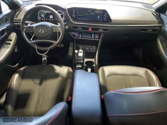 2023 Hyundai Sonata SEL Plus with VIN KMHL44J26PA280225, listed as a Copart auction lot 51309765 with 38,972 mi miles and Salvage Title. Bid and sale history available at carsss.com. Image 8.