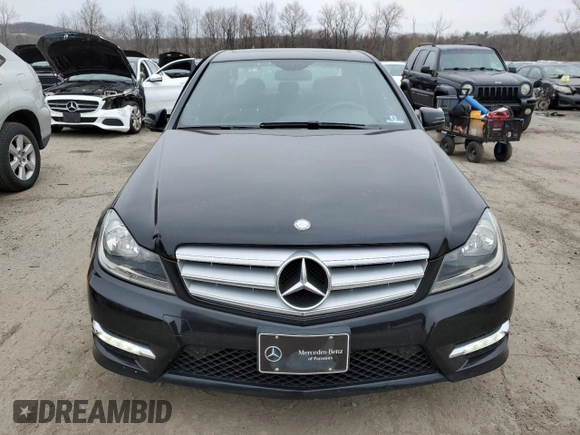 2013 Mercedes-Benz C 300 Sport with VIN WDDGF8AB0DR283941, listed as a Copart auction lot 52590685 with 55,016 mi miles and Salvage Title. Bid and sale history available at DreamBid. Image 5.