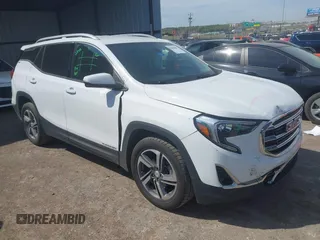 2021 GMC Terrain SLT z VIN 3GKALPEV0ML313779, wystawiony jako IAAI lot #42060803 z przebiegiem 83 967 mil mil oraz . Historia ofert i sprzedaży dostępna na DreamBid. Obrazek 1.