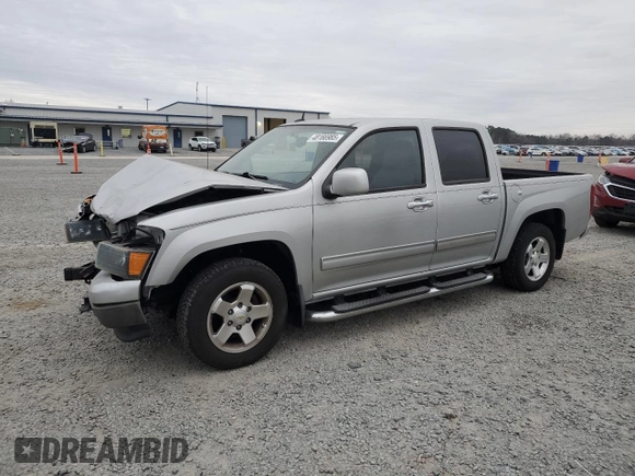 2012 Chevrolet Colorado LT w/1LT with VIN 1GCDSCFE1C8116698, listed as a Copart auction lot 48166985 with 74,917 mi miles and Salvage Title. Bid and sale history available at carsss.com. Image 1.