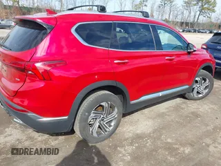 2022 Hyundai Santa Fe SEL with VIN 5NMS3DAJ7NH472301, listed as a IAAI auction lot 41634283 with 17,457 mi miles. Bid and sale history available at carsss.com. Image 4.