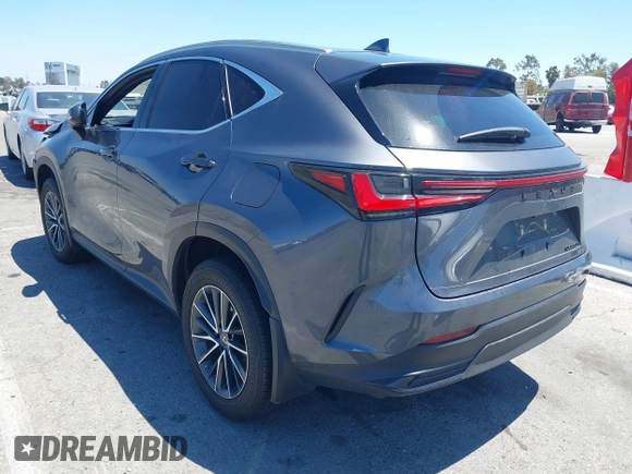 2023 Lexus NX 350h with VIN JTJAKCEZ7P2011676, listed as a IAAI auction lot 42229334 with 25,238 mi miles and . Bid and sale history available at DreamBid. Image 3.