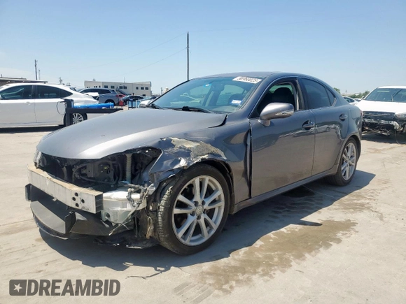 2013 Lexus IS 250 with VIN JTHBF5C27D5186922, listed as a Copart auction lot 56960025 with 226,351 mi miles and Salvage title. Bid and sale history available at DreamBid. Image 1.