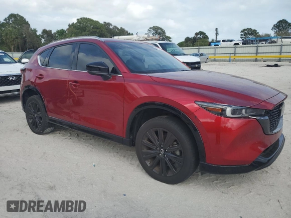2022 Mazda CX-5 2.5 Turbo with VIN JM3KFBAY4N0637835, listed as a Copart auction lot 47114245 with 28,914 mi miles and Salvage Title. Bid and sale history available at DreamBid. Image 4.
