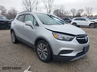 2018 Buick Encore Preferred with VIN KL4CJESB0JB672209, listed as a IAAI auction lot 41115524 with 98,869 mi miles. Bid and sale history available at carsss.com. Image 1.