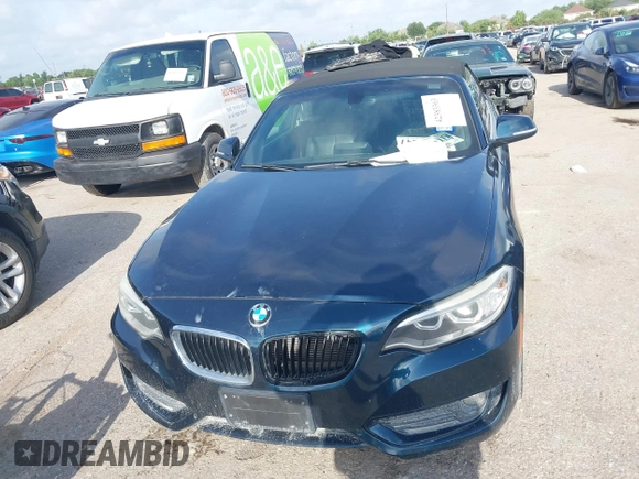 2015 BMW 2 Series 228i with VIN WBA1K5C58FV473737, listed as a IAAI auction lot 42383363 with Not provided miles and . Bid and sale history available at DreamBid. Image 6.