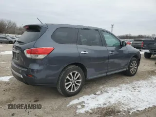 2013 Nissan Pathfinder SL with VIN 5N1AR2MN1DC603471, listed as a Copart auction lot 46274285 with 125,978 mi miles and Salvage Title. Bid and sale history available at carsss.com. Image 3.