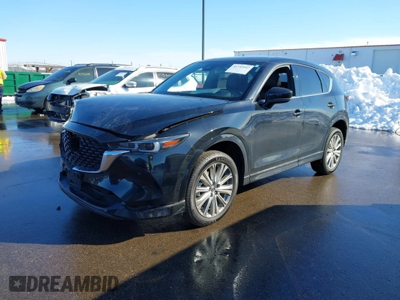 2023 Mazda CX-5 Signature with VIN JM3KFBXY2P0128644, listed as a IAAI auction lot 41753947 with 79,204 mi miles and . Bid and sale history available at carsss.com. Image 14.