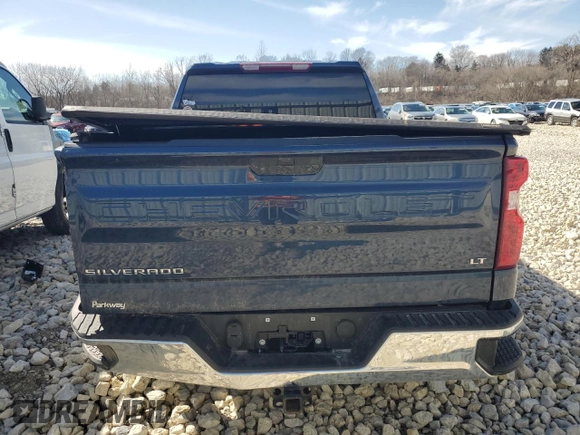 2021 Chevrolet Silverado 1500 LT with VIN 1GCUYDET8MZ264959, listed as a Copart auction lot 49763125 with 67,774 mi miles and Salvage Title. Bid and sale history available at carsss.com. Image 6.