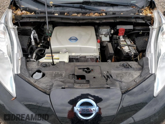 2015 Nissan LEAF SV with VIN 1N4AZ0CP0FC309063, listed as a Copart auction lot 72829432 with 74,214 mi miles. Bid and sale history available at carsss.com. Image 12.