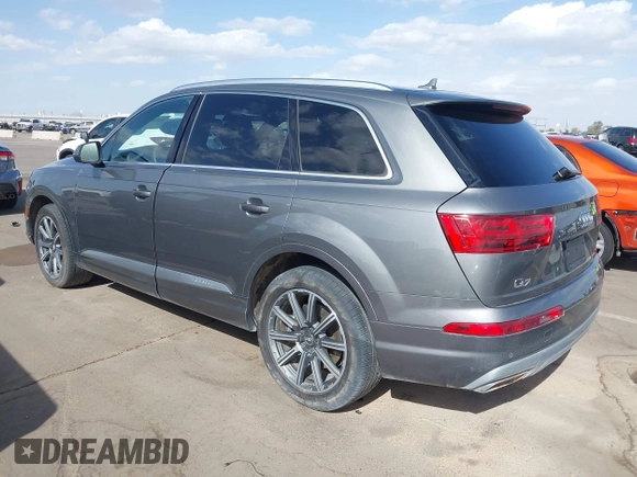 2017 Audi Q7 Premium Plus with VIN WA1LHAF74HD045487, listed as a IAAI auction lot 41939013 with 74,676 mi miles and . Bid and sale history available at DreamBid. Image 3.