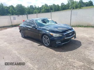 2014 Infiniti Q50 Premium z VIN JN1BV7AP6EM673649, wystawiony jako IAAI lot #42662316 z przebiegiem 168 038 mil mil oraz . Historia ofert i sprzedaży dostępna na DreamBid. Obrazek 1.