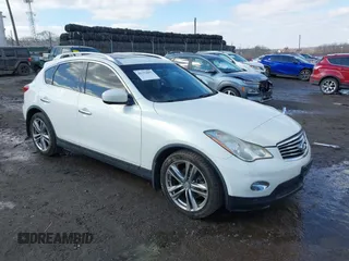 2013 Infiniti EX Journey with VIN JN1BJ0HR1DM480625, listed as a IAAI auction lot 41552897 with 49,475 mi miles. Bid and sale history available at carsss.com. Image 1.
