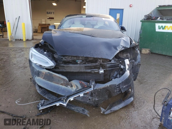 2017 Tesla Model S 100D with VIN 5YJSA1E2XHF199948, listed as a Copart auction lot 46367635 with 76,284 mi miles and Salvage title. Bid and sale history available at DreamBid. Image 5.