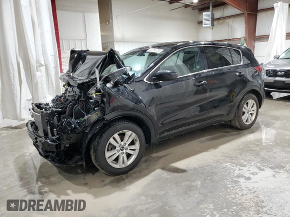 2018 Kia Sportage LX with VIN KNDPM3AC6J7304715, listed as a Copart auction lot 52098735 with 122,934 mi miles and Salvage Title. Bid and sale history available at carsss.com. Image 1.