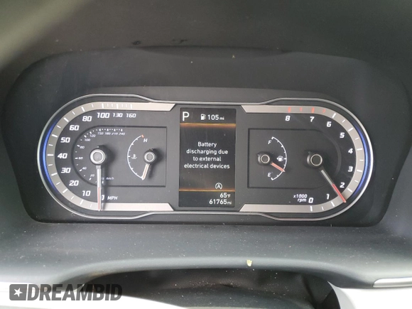 2022 Hyundai Tucson SE with VIN 5NMJA3AE5NH003805, listed as a Copart auction lot 42824585 with 61,765 mi miles and Salvage Title. Bid and sale history available at carsss.com. Image 9.