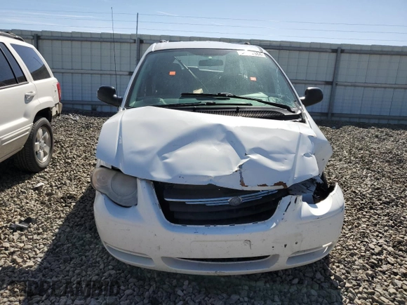 2007 Chrysler Town & Country LWB LX with VIN 2A4GP44R77R190982, listed as a Copart auction lot 52842984 with 0 mi miles and Salvage Title. Bid and sale history available at carsss.com. Image 5.