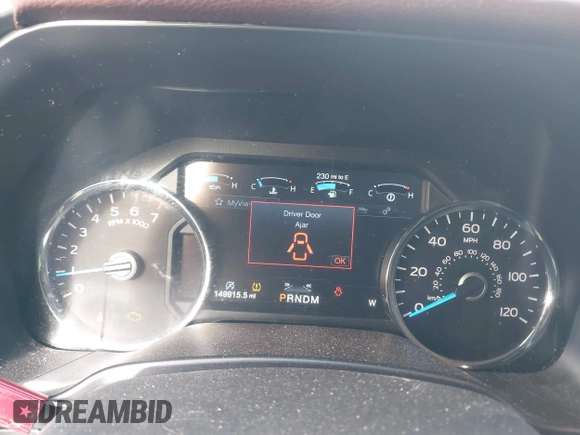 2018 Ford F-150 XL with VIN 1FTEW1CG9JFC30203, listed as a IAAI auction lot 41443125 with 149,915 mi miles. Bid and sale history available at carsss.com. Image 7.