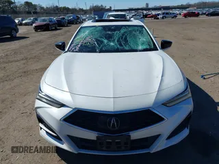 2021 Acura TLX w/Technology Package with VIN 19UUB6F40MA002356, listed as a IAAI auction lot 41757060 with 51,080 mi miles. Bid and sale history available at carsss.com. Image 12.