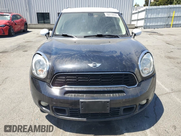 2013 MINI Countryman S ALL4 with VIN WMWZC5C52DWP30625, listed as a Copart auction lot 62772395 with 129,498 mi miles and Salvage title. Bid and sale history available at DreamBid. Image 5.