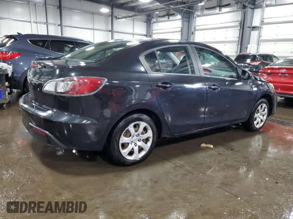 2010 Mazda 3 i Sport with VIN JM1BL1SFXA1264622, listed as a Copart auction lot 60656605 with 186,508 mi miles and Salvage title. Bid and sale history available at DreamBid. Image 3.