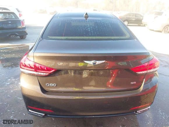 2017 Genesis G80 3.8L with VIN KMHGN4JE5HU203886, listed as a IAAI auction lot 41493496 with 59,242 mi miles. Bid and sale history available at carsss.com. Image 16.