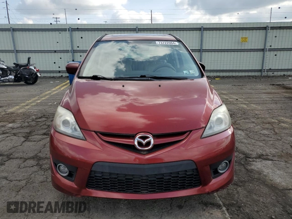2008 Mazda 5 Sport with VIN JM1CR293780303218, listed as a Copart auction lot 73722064 with 125,613 mi miles and Salvage Title. Bid and sale history available at DreamBid. Image 5.