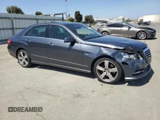 2012 Mercedes-Benz E 350 Luxury with VIN WDDHF5KB3CA596495, listed as a Copart auction lot 57890525 with 93,769 mi miles and Salvage title. Bid and sale history available at DreamBid. Image 4.
