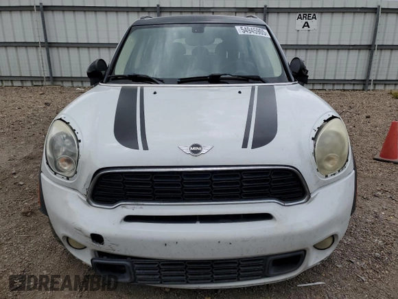 2013 MINI Countryman S ALL4 with VIN WMWZC5C51DWP34357, listed as a Copart auction lot 54945905 with 125,355 mi miles and Salvage title. Bid and sale history available at DreamBid. Image 5.