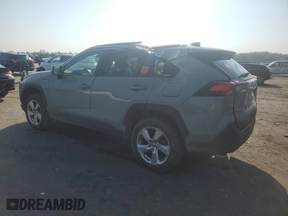 2021 Toyota RAV4 Hybrid LE with VIN 4T3B6RFV4MU046625, listed as a Copart auction lot 65589185 with 47,307 mi miles and Salvage title. Bid and sale history available at DreamBid. Image 2.