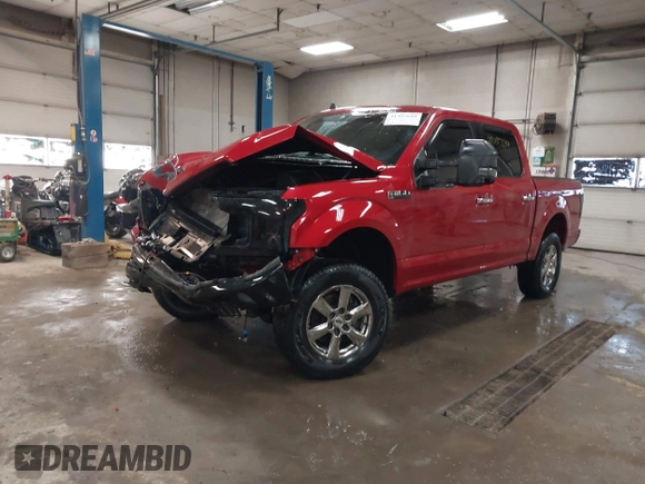 2020 Ford F-150 XL with VIN 1FTEW1E57LKE84045, listed as a IAAI auction lot 41497649 with 91,567 mi miles. Bid and sale history available at carsss.com. Image 2.