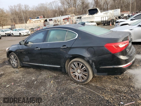 2015 Kia Cadenza Premium with VIN KNALN4D79F5176924, listed as a Copart auction lot 86271164 with 121,286 mi miles and Clean Title. Bid and sale history available at carsss.com. Image 2.
