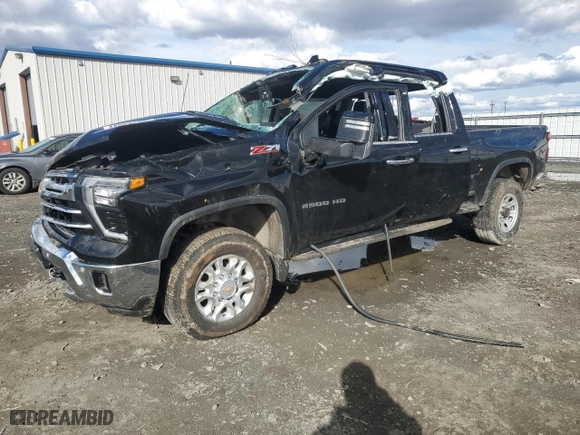 2024 Chevrolet Silverado 2500HD LTZ with VIN 1GC4YPE75RF138913, listed as a Copart auction lot 48997195 with 25,048 mi miles and Salvage Title. Bid and sale history available at carsss.com. Image 1.