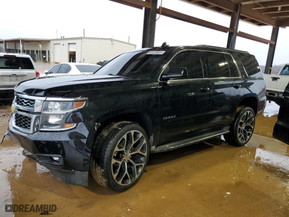 2015 Chevrolet Tahoe LT with VIN 1GNSCBKC1FR743412, listed as a Copart auction lot 45120905 with 146,348 mi miles and Salvage Title. Bid and sale history available at carsss.com. Image 1.