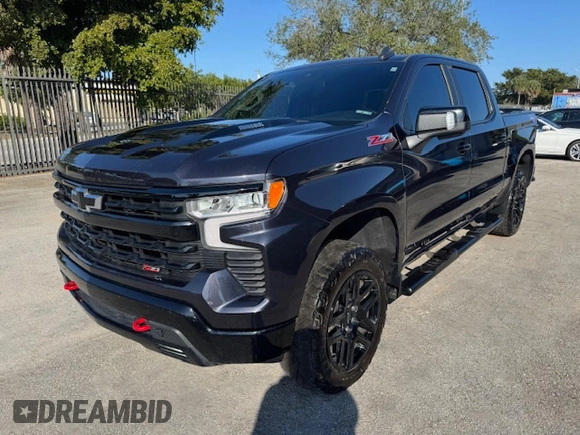 2022 Chevrolet Silverado 1500 LT Trail Boss with VIN 3GCUDFET4NG616850, listed as a Copart auction lot 44266555 with 20,386 mi miles and Non Repairable. Bid and sale history available at DreamBid. Image 1.