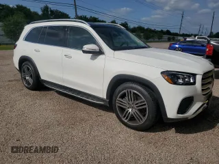2025 Mercedes-Benz GLS 450 с VIN 4JGFF5KE2SB370660, выставлен на аукционе Copart как лот 55674115 с пробегом 1 338 миль миль и Чистый • Clean title. История ставок и продаж доступна на DreamBid. Изображение 4.