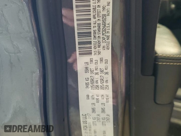 2017 Jeep Cherokee Latitude with VIN 1C4PJMCB2HW609258, listed as a Copart auction lot 59881055 with 69,081 mi miles and Salvage title. Bid and sale history available at DreamBid. Image 13.