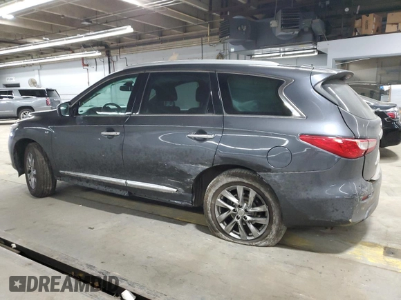 2014 Infiniti QX60 с VIN 5N1AL0MM1EC540483, выставлен на аукционе Copart как лот 49122025 с пробегом 106 206 миль миль и Списание • Salvage title. История ставок и продаж доступна на DreamBid. Изображение 2.