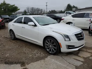 2015 Cadillac ATS Premium with VIN 1G6AE5SXXF0122907, listed as a Copart auction lot 80872384 with 96,821 mi miles and Salvage Title. Bid and sale history available at carsss.com. Image 4.
