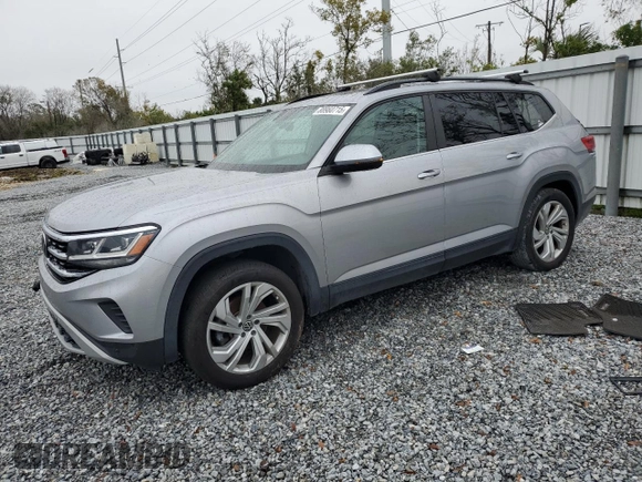 2021 Volkswagen Atlas SE with VIN 1V2JP2CA0MC524266, listed as a Copart auction lot 88960715 with 58,438 mi miles and Non repairable. Bid and sale history available at DreamBid. Image 1.